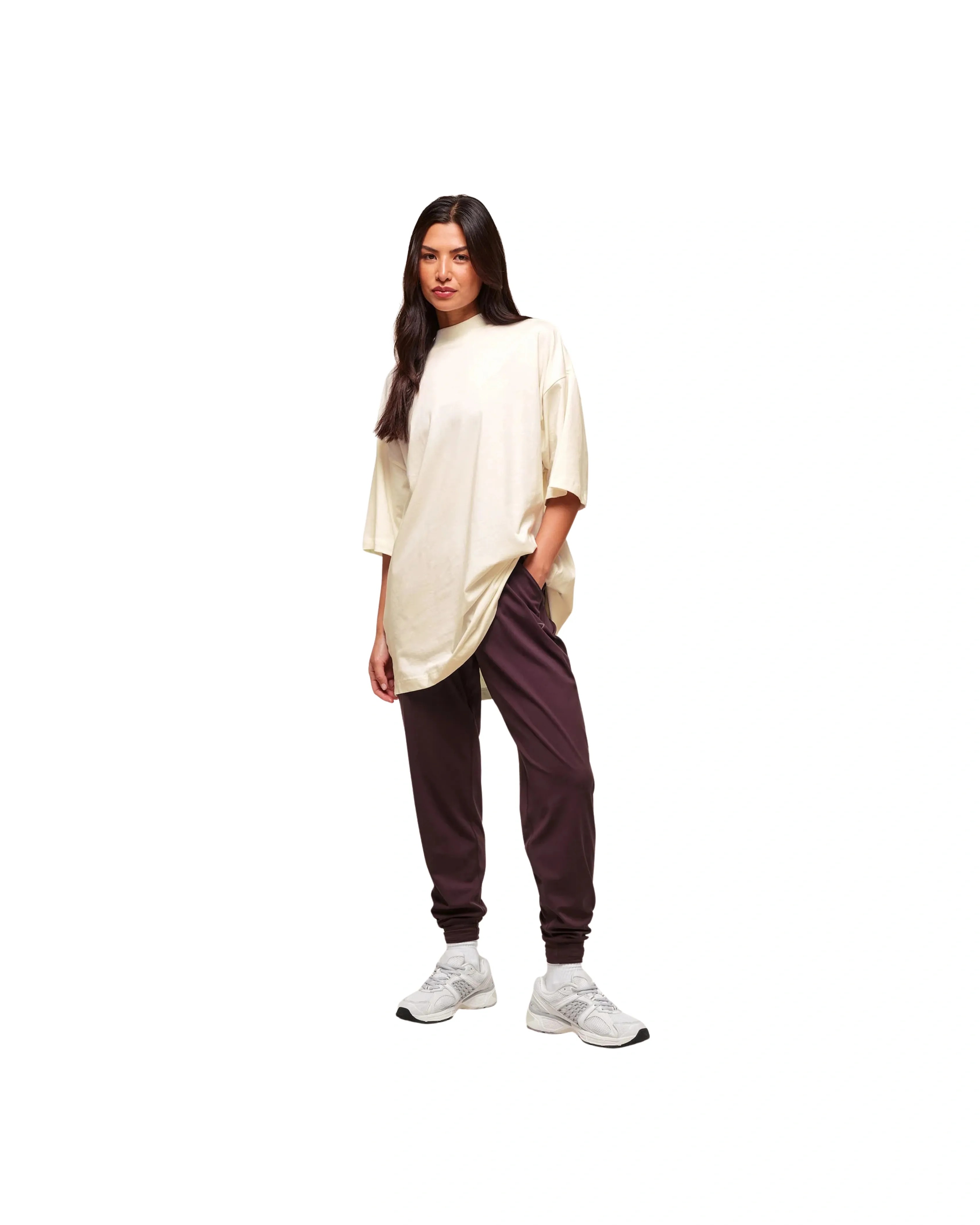 Gymshark Covered Joggers Cherry Purple - HypeFly India View 3