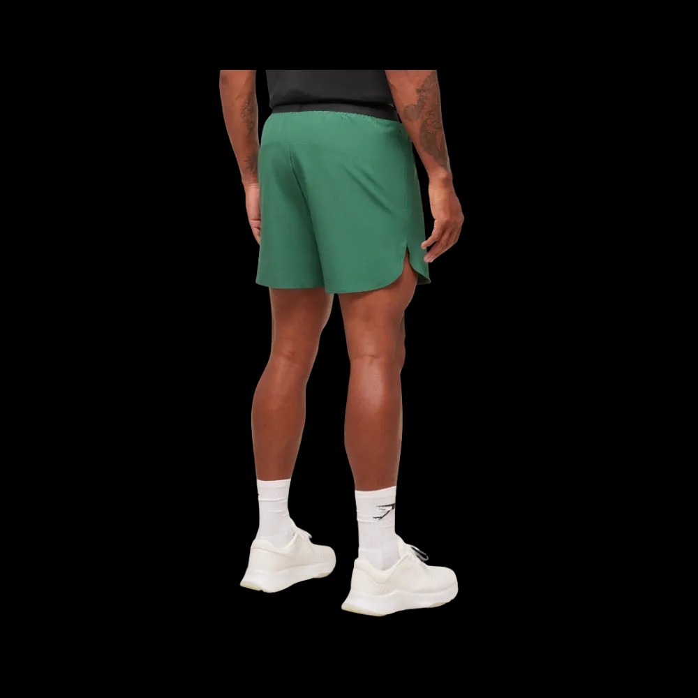 GymShark Fit Repeat 6" Shorts Lift Green - HypeFly India View 2