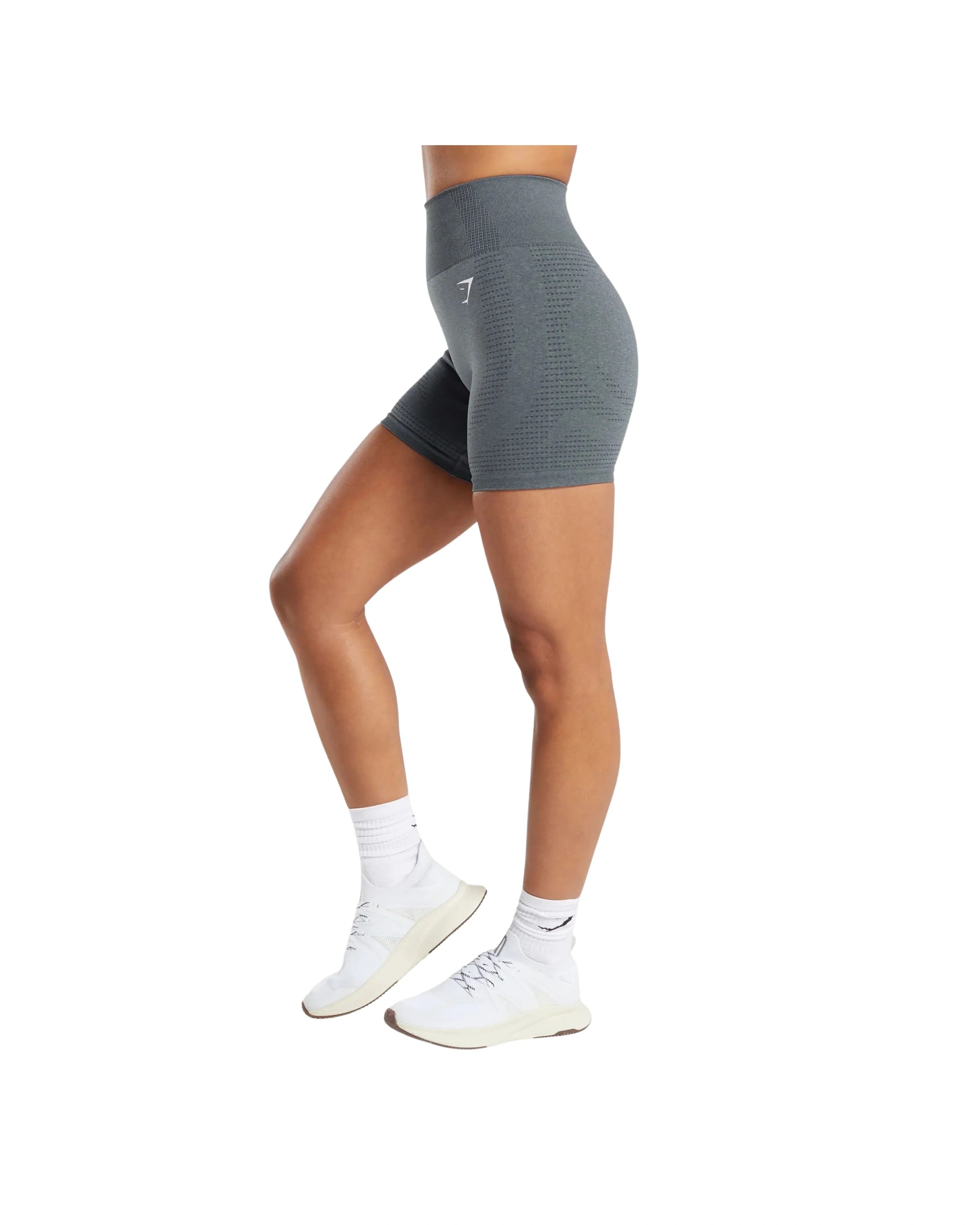 Gymshark Vital Shorts Strong Grey Marl - HypeFly India View 3