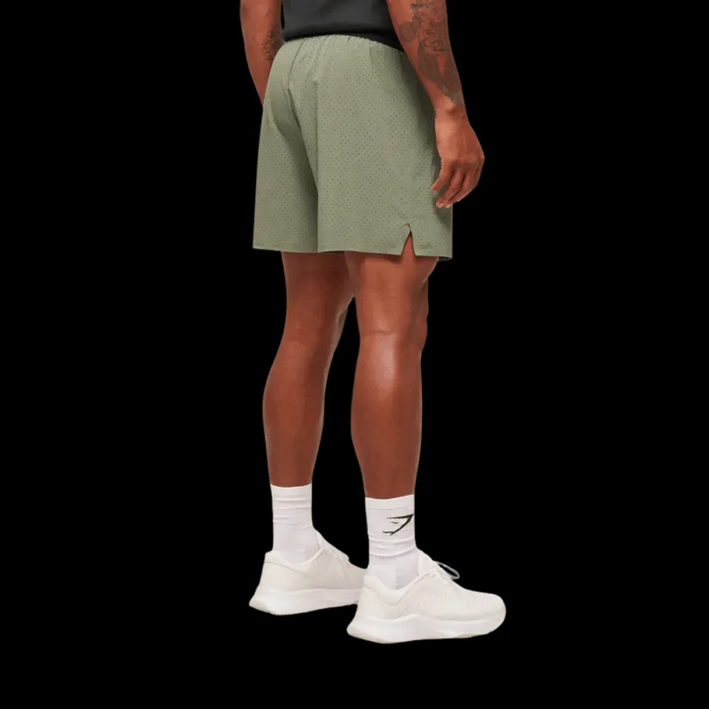 Gymshark Sport Zero 5" Short Base Green - HypeFly India View 3