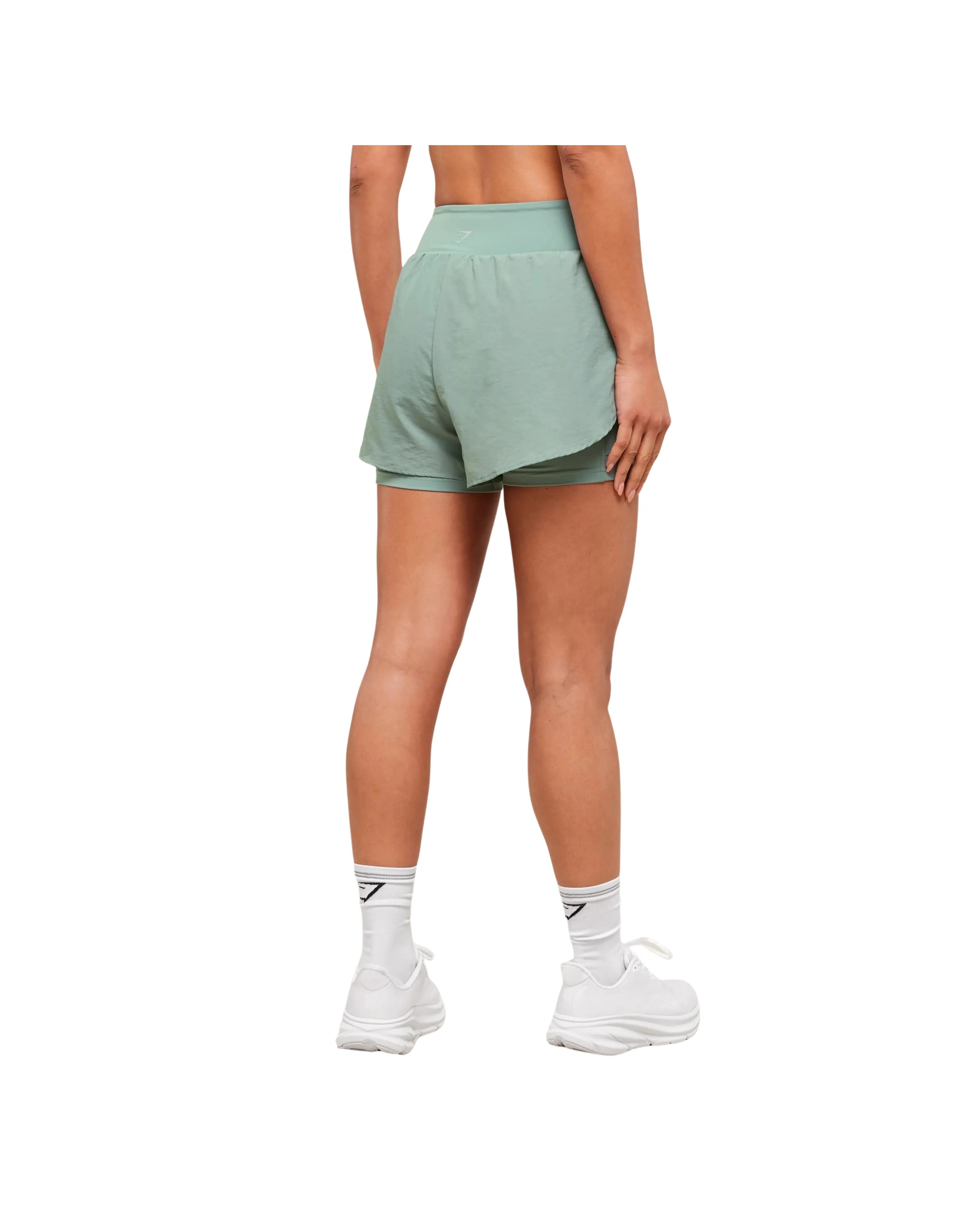 Gymshark Running 2-in-1 Shorts Celeste Blue - HypeFly India View 2