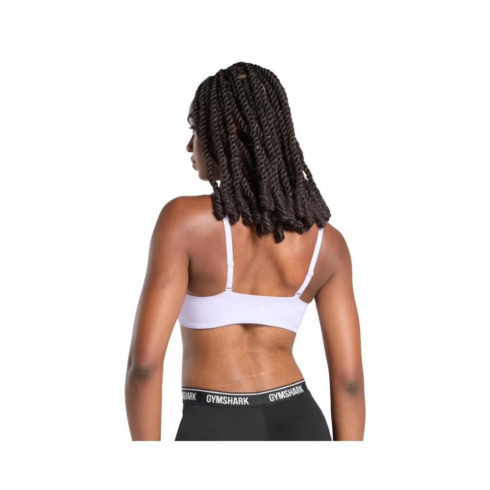 Gymshark Twist Front Bralette - Light Support Fresh Lilac - HypeFly India View 3