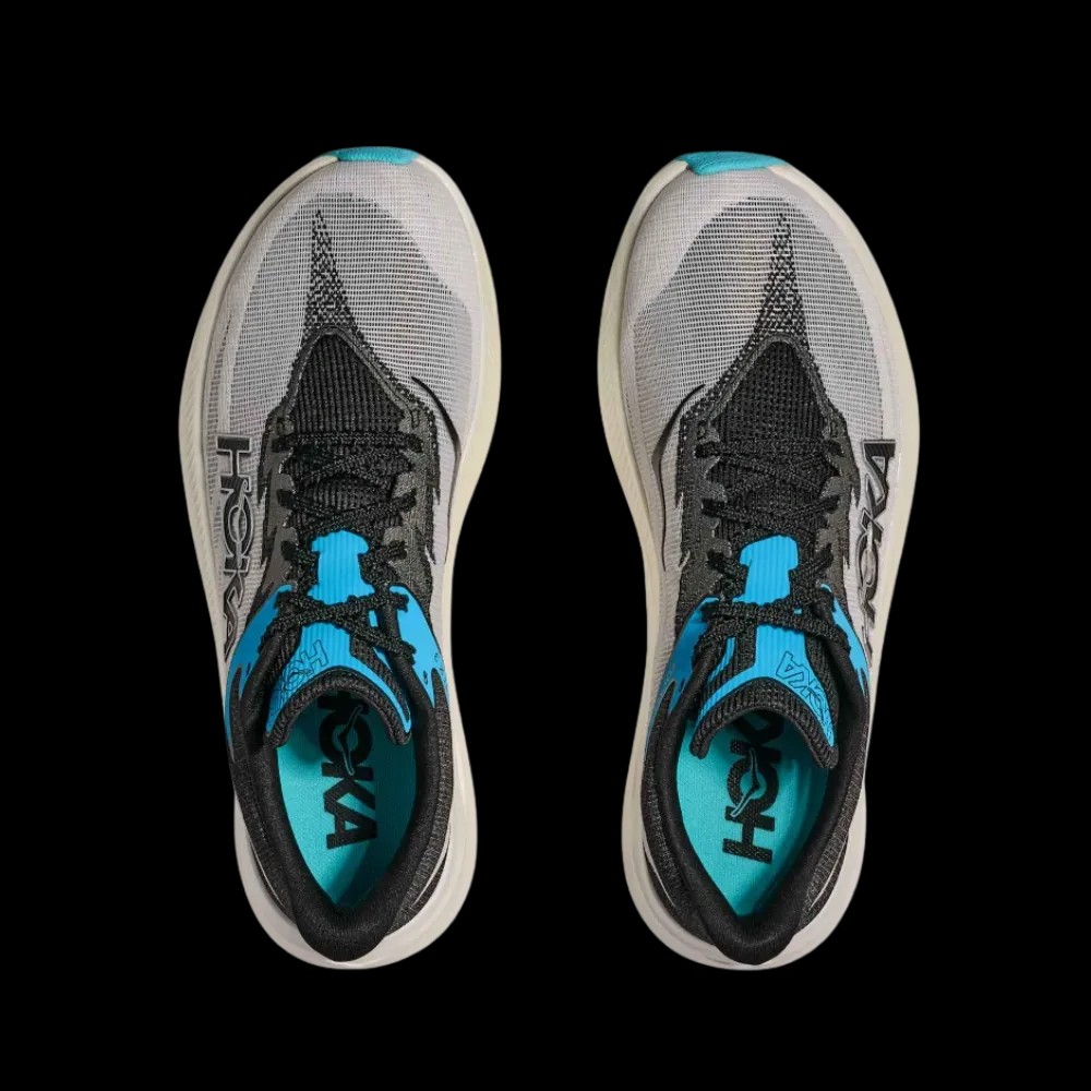 Hoka Rocket X 3 White/Black - HypeFly India View 5