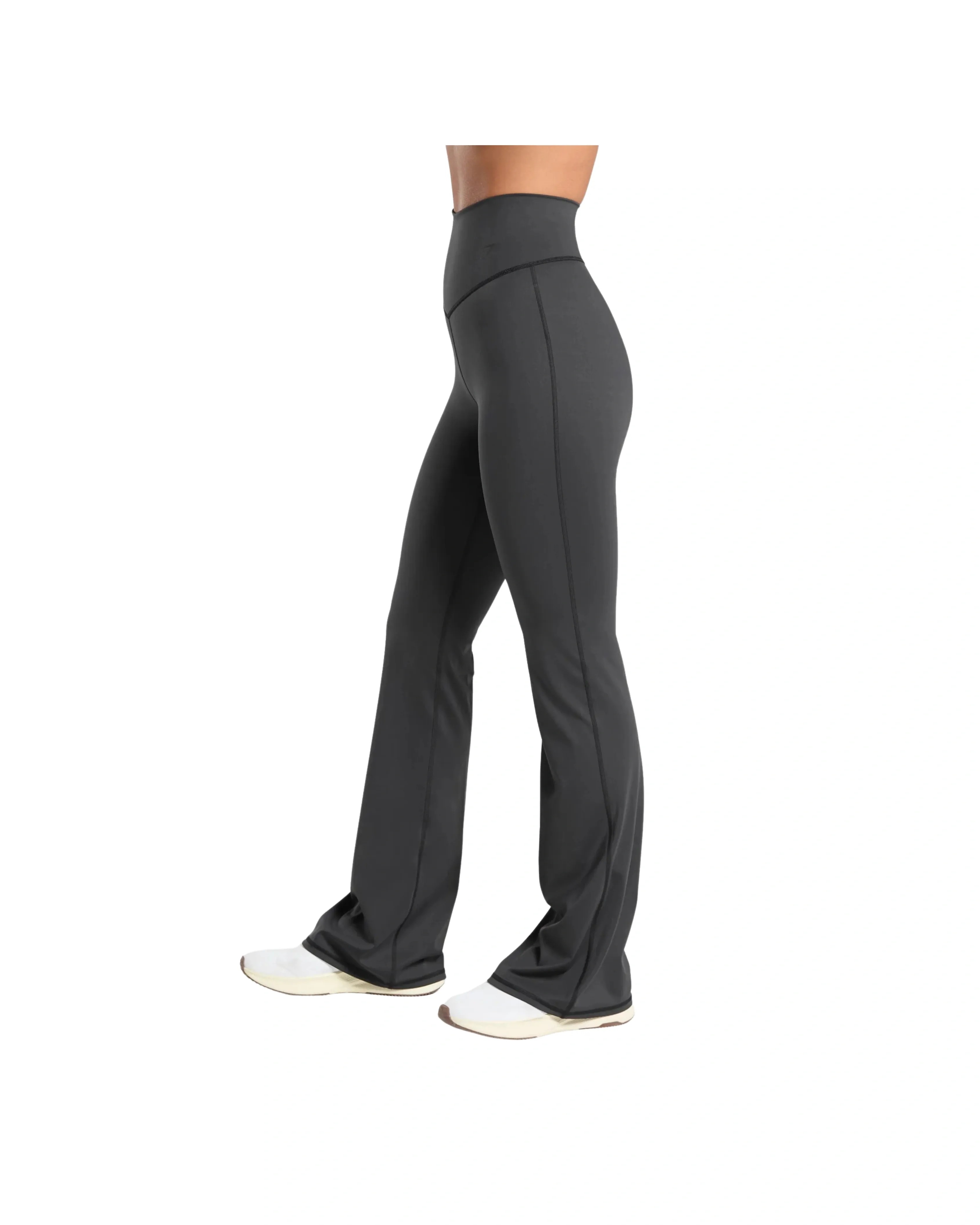 Gymshark Elevate Flared Leggings 2.0 Black - HypeFly India View 3