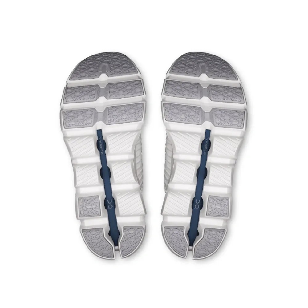 On running Cloudswift 4 AD White | White - HypeFly India View 3