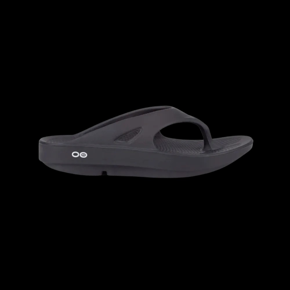 Oofos OOriginal Sandal - Black - HypeFly India View 1