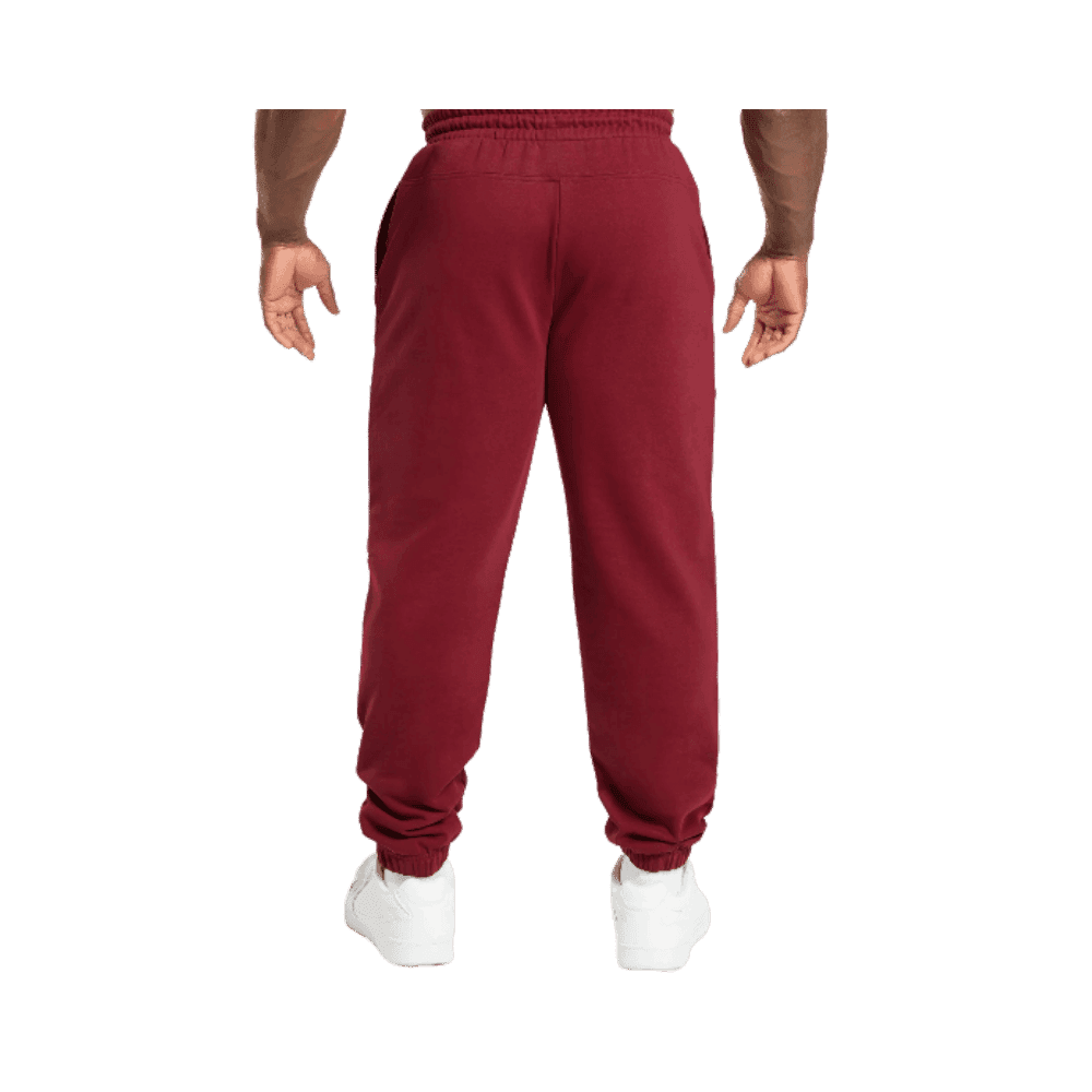 Gymshark Global Lifting Oversized Essential Joggers Sets Red - HypeFly India View 2
