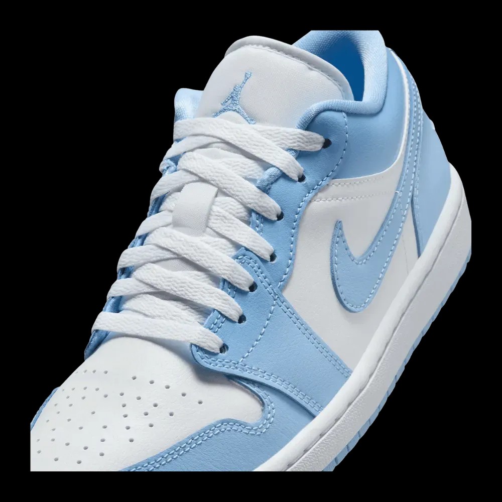 Nike Air Jordan 1 Low White Aluminum - HypeFly India View 5