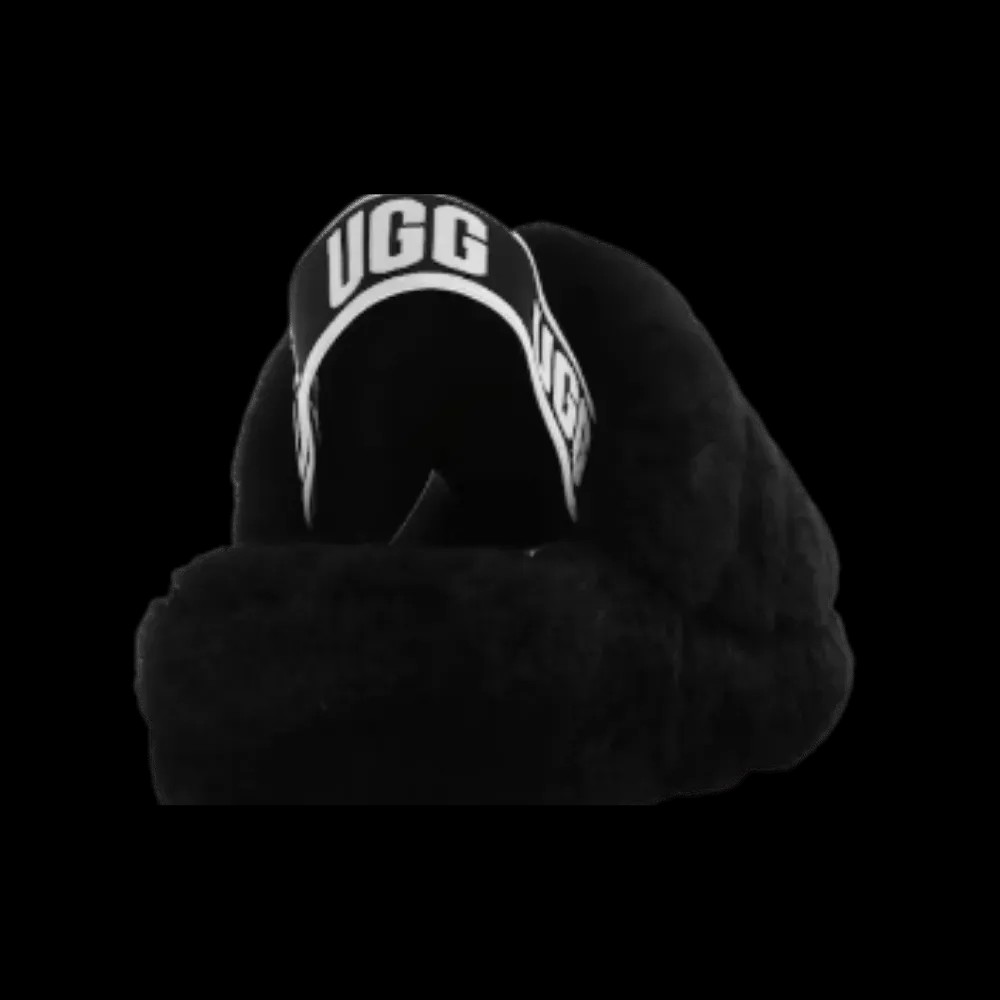 UGG Fluff Yeah Slide Black - HypeFly India View 2