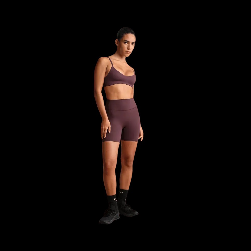 Nike X Skims Matte Women's High-Waist 5" Biker Shorts CURRANT - HypeFly India View 1