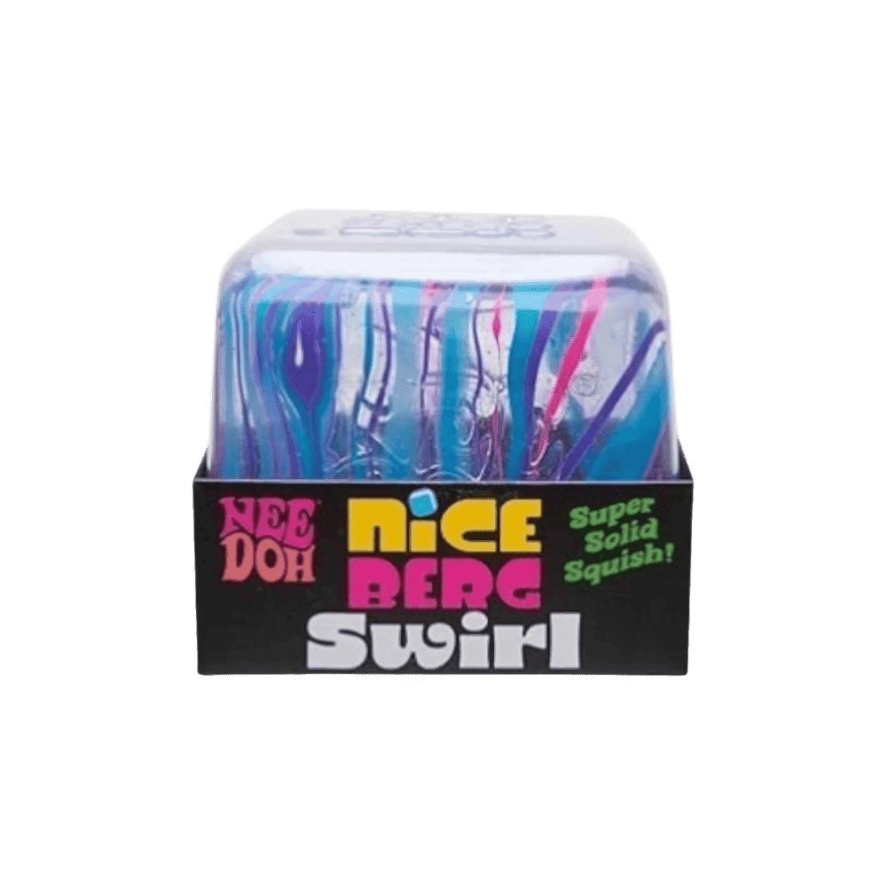 NeeDoh Jumbo Swirl Nice Berg Squishy Fidget Toy Blue - HypeFly India View 1