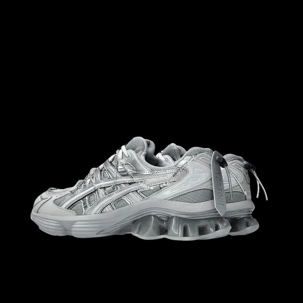 YOASOBI x ASICS Gel Kinetic Fluent Y 'Silver' - HypeFly India View 3