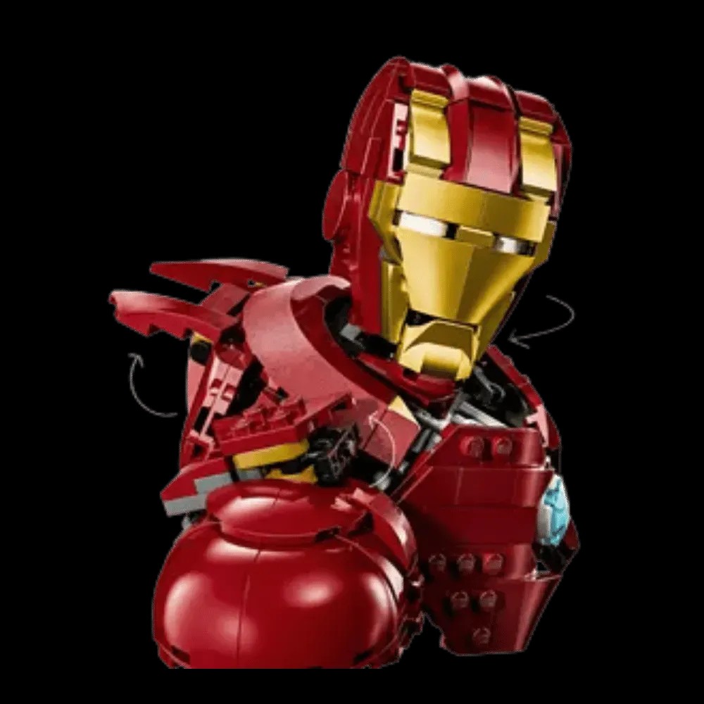 Lego Marvel Iron Man MK4 Bust - HypeFly India View 5
