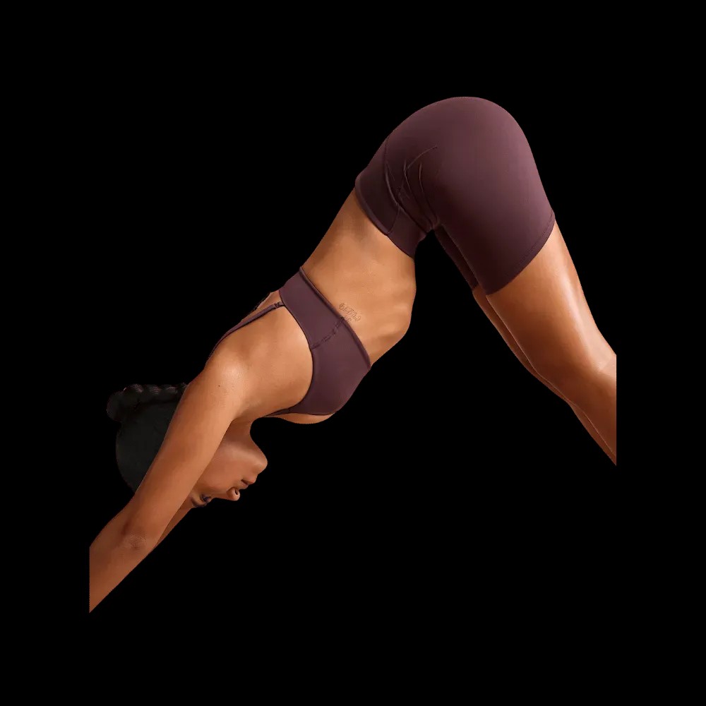 Nike X Skims Matte Women's High-Waist 5" Biker Shorts CURRANT - HypeFly India View 3