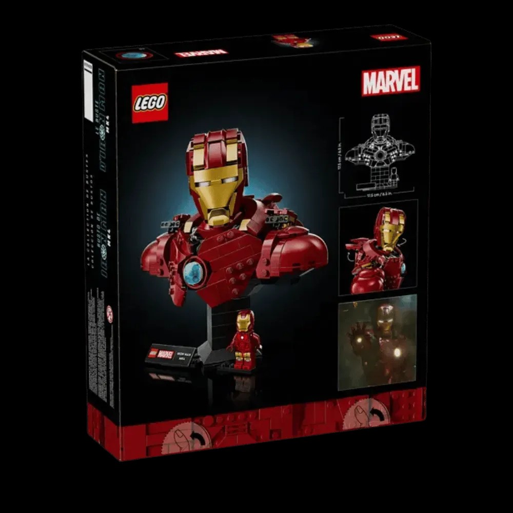 Lego Marvel Iron Man MK4 Bust - HypeFly India View 2