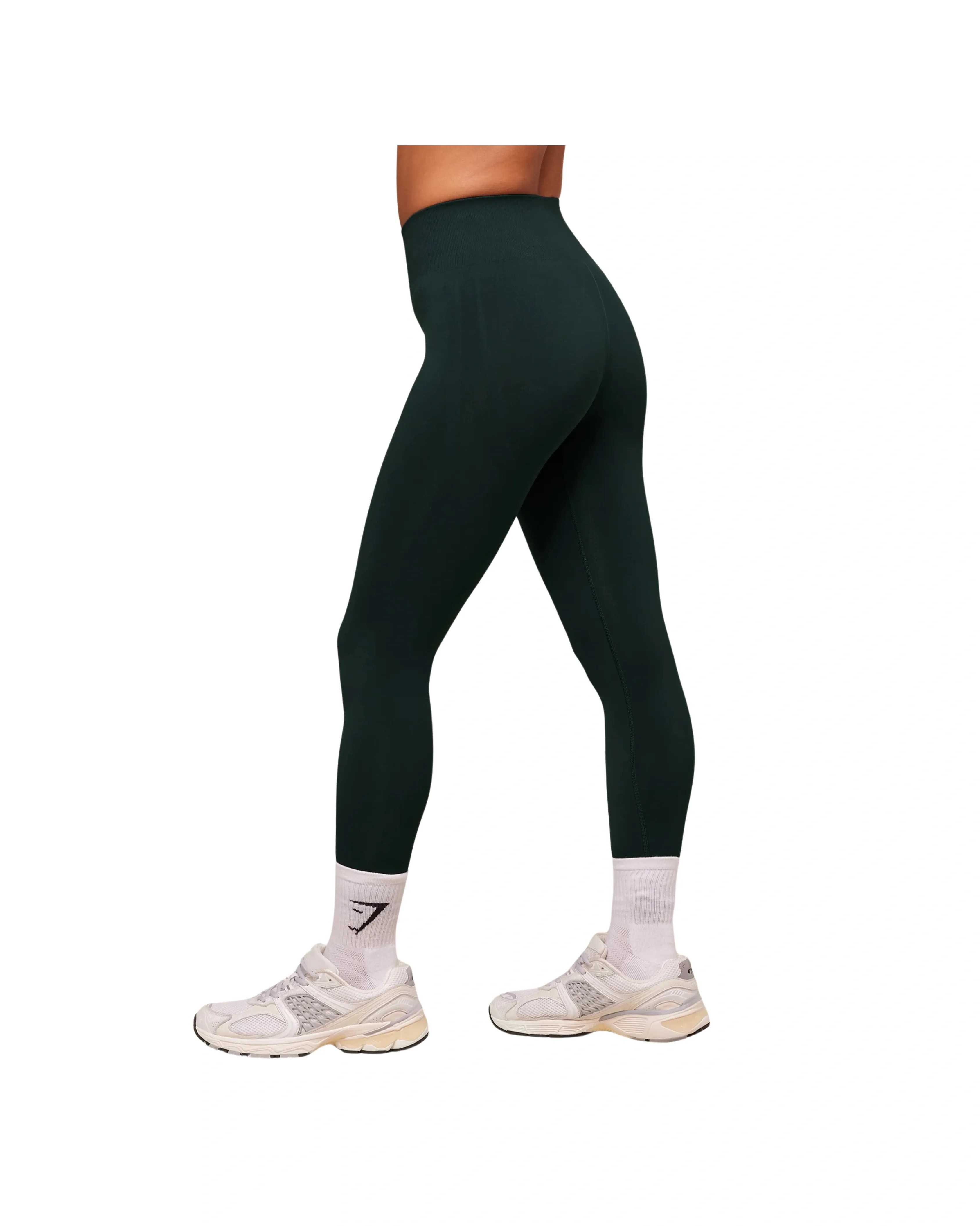 Gymshark Everyday Seamless Graphic Leggings Darkest Teal - HypeFly India View 4