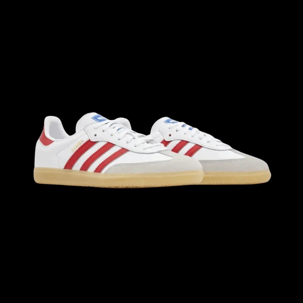 Samba OG J 'White Collegiate Red Gum' - HypeFly India View 4