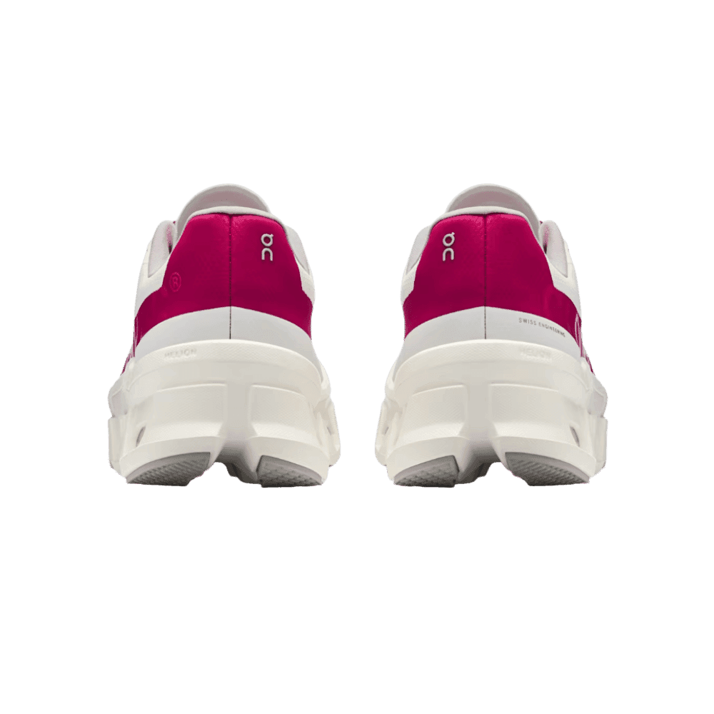 On running Cloudmonster Ivory Grenadine - HypeFly India View 3