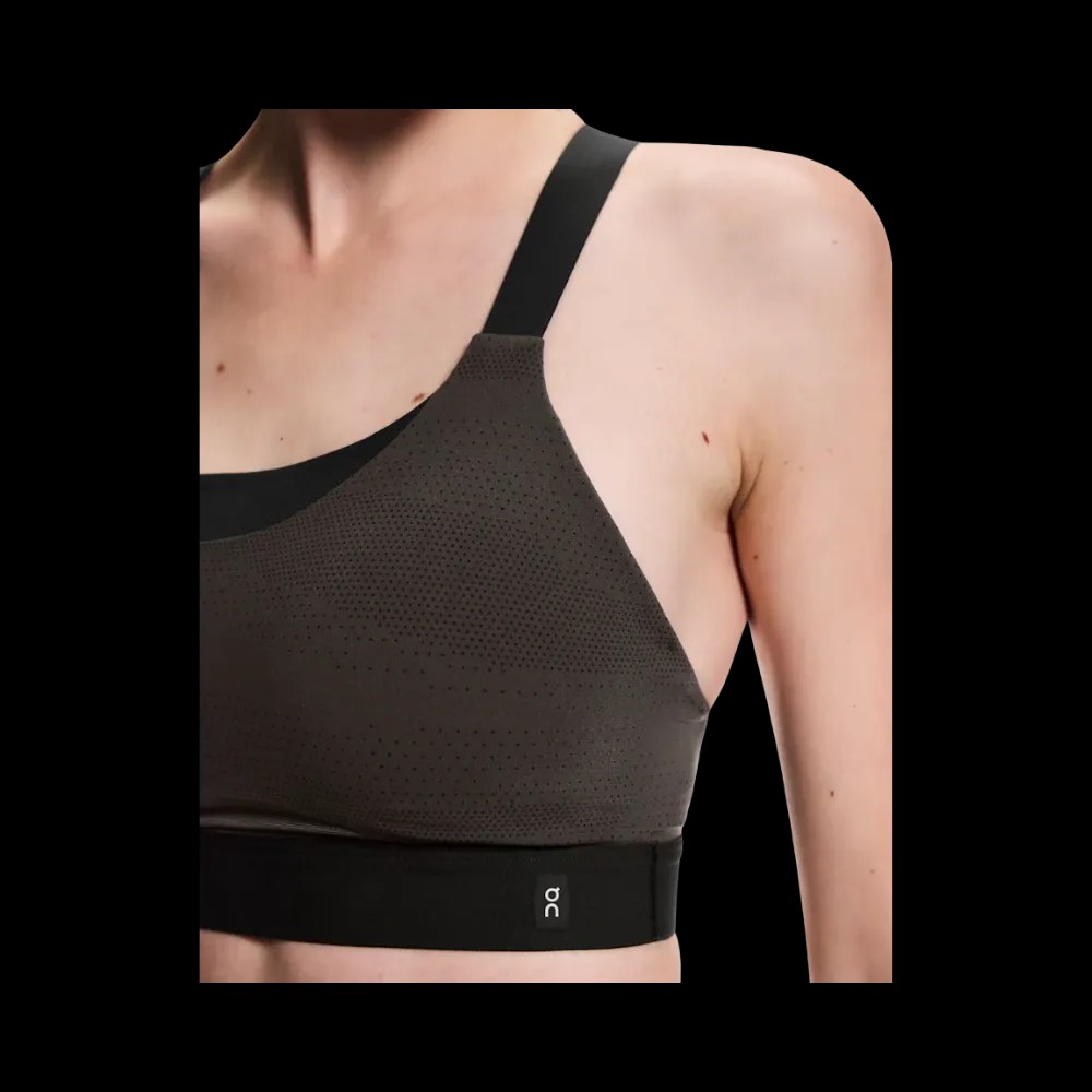 On Running Performance Bra Erewhon Espresso | Black - HypeFly India View 3