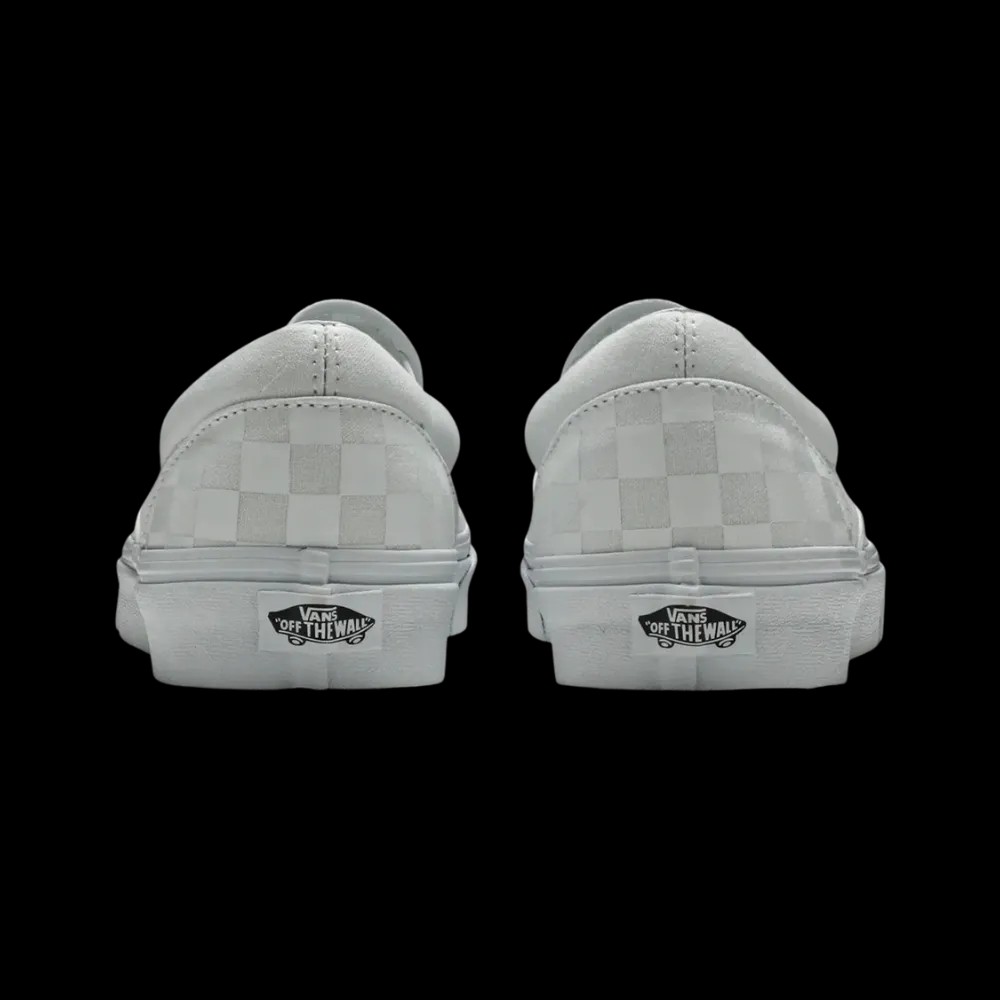 Vans Classic Slip-On Checkerboard Shoe True White - HypeFly India View 4