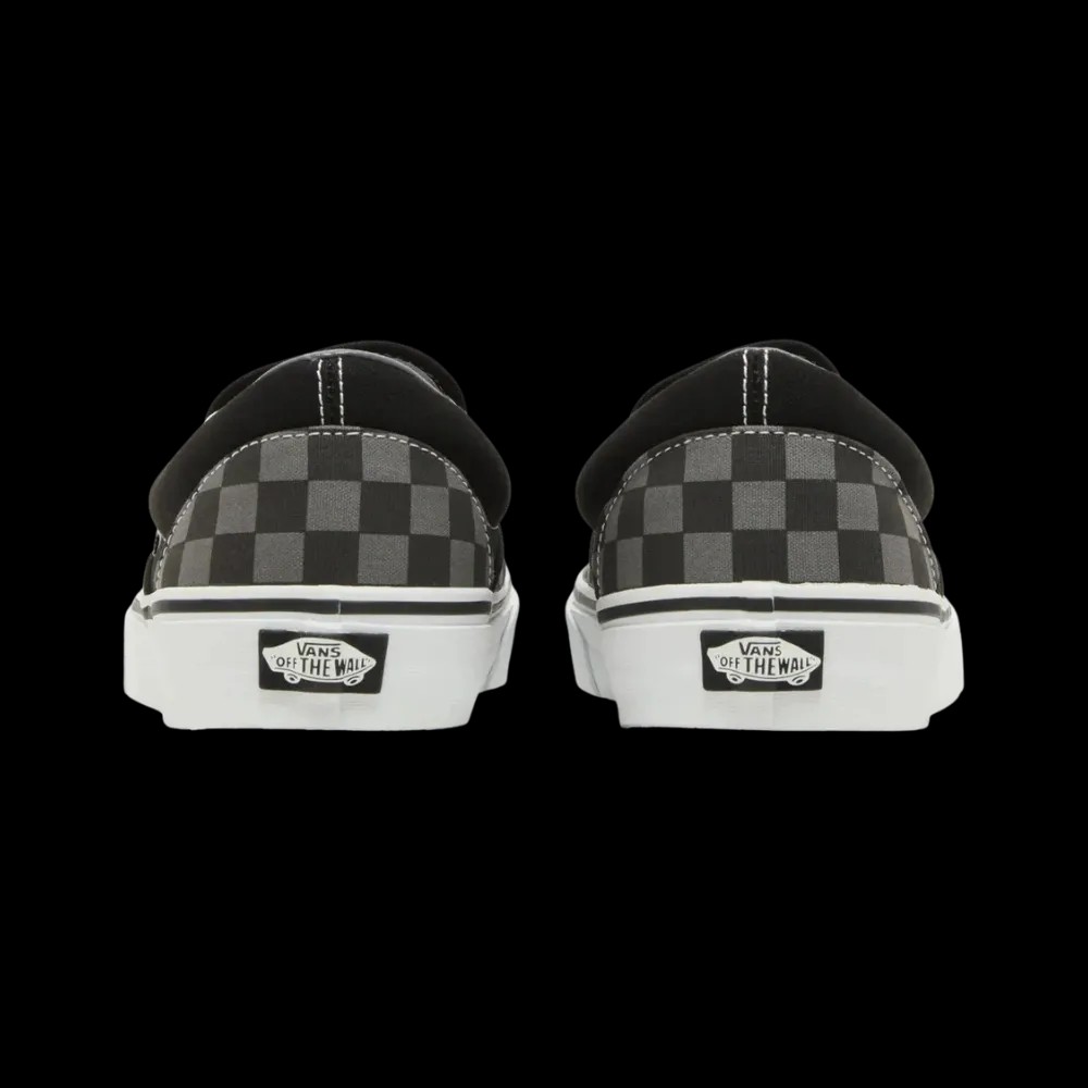 Vans Classic Slip-On Checkerboard Shoe Pewter Grey - HypeFly India View 4