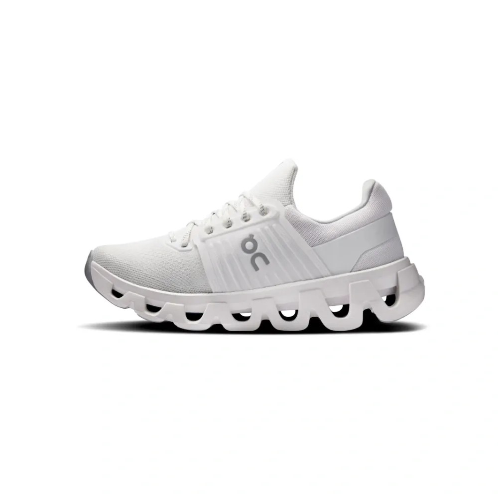 On running Cloudswift 4 AD White | White - HypeFly India View 4
