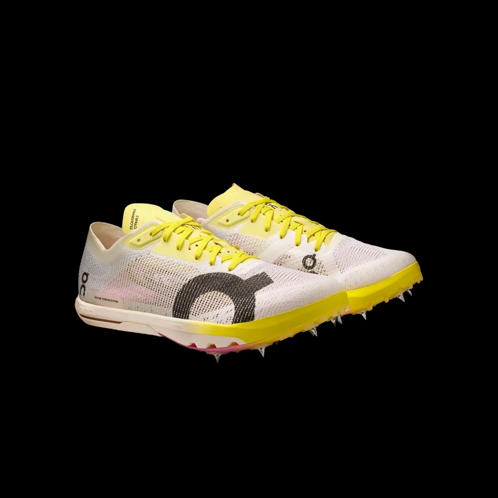On Runnng Cloudspike Citius 2 White Raspberry - HypeFly India View 5