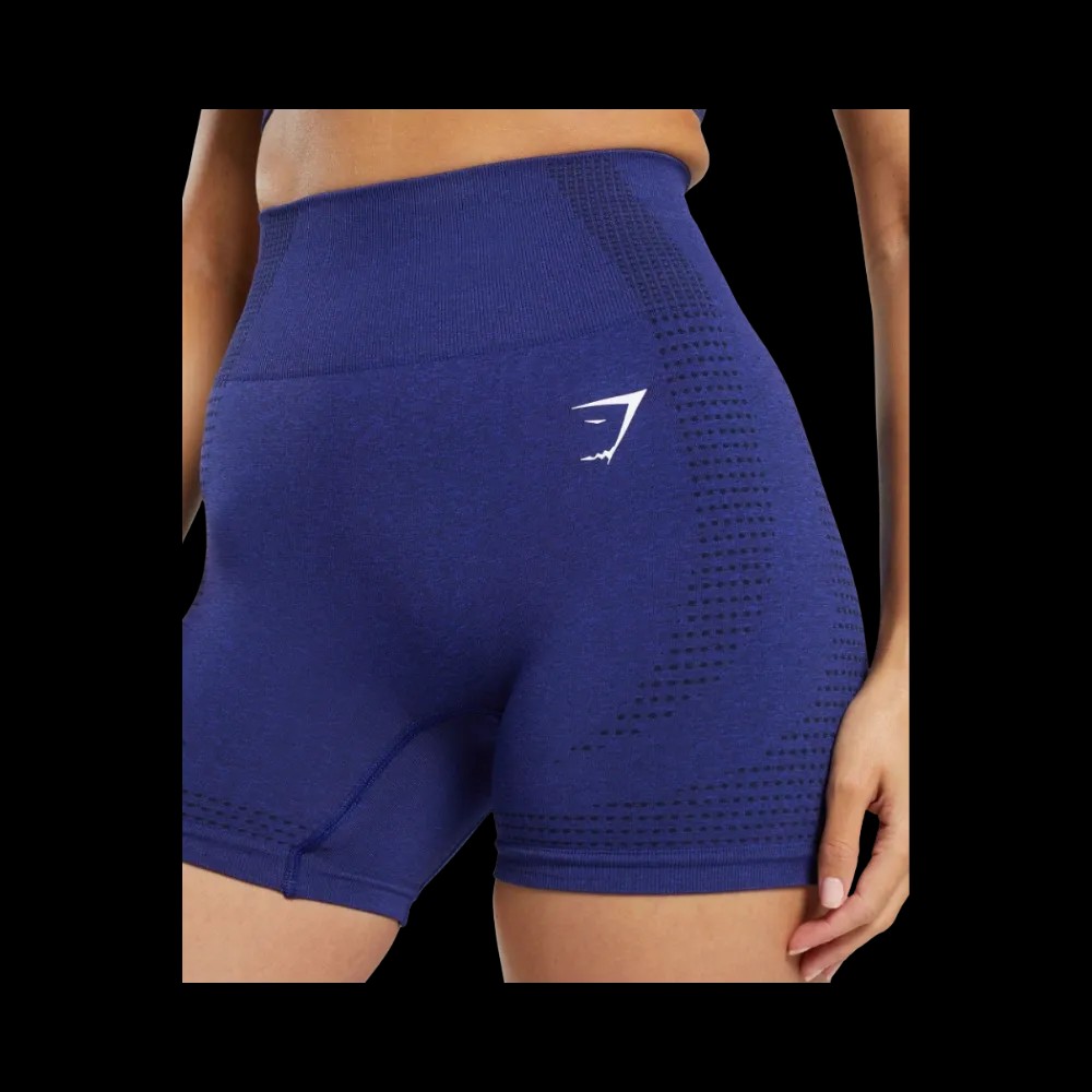 Gymshark Vital Shorts Cobalt Purple Marl - HypeFly India View 5