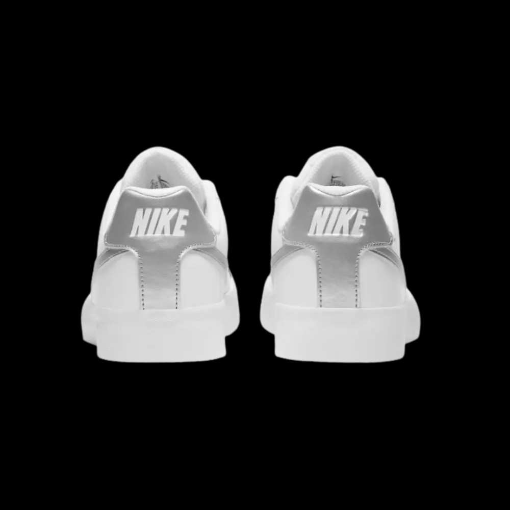 Nike Court Royale AC 'White Metallic Silver' - HypeFly India View 4