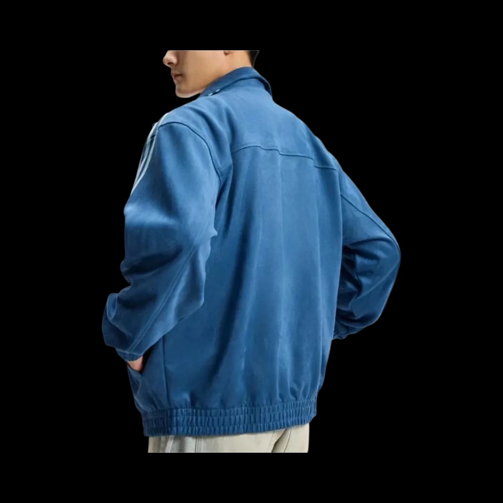 Adidas Originals CTT Chinese Track Top Casual Jacket Light Grey Blue - HypeFly India View 4