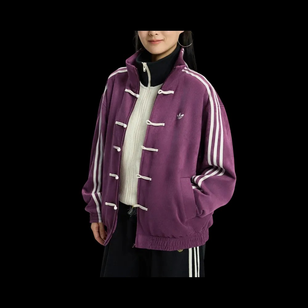 Adidas Originals CTT Chinese Track Top Casual Jacket Sauce Purple - HypeFly India View 3