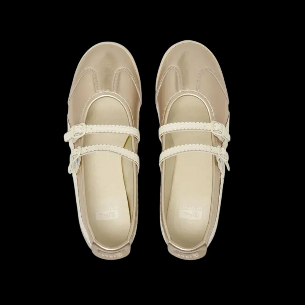 Onitsuka Tiger Mexico 66 TGRS - Metallic Pack Champagne Cream - HypeFly India View 2