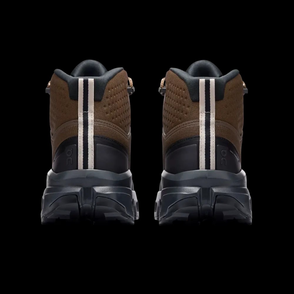 On Running Cloudrock Mid Waterproof Earth Black - HypeFly India View 4