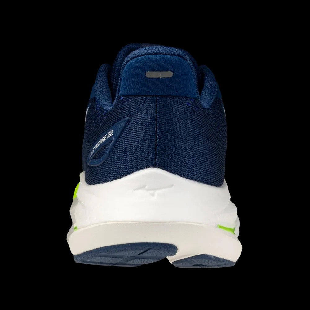 Mizuno Wave Inspire 22 Estate Blue-White - HypeFly India View 4