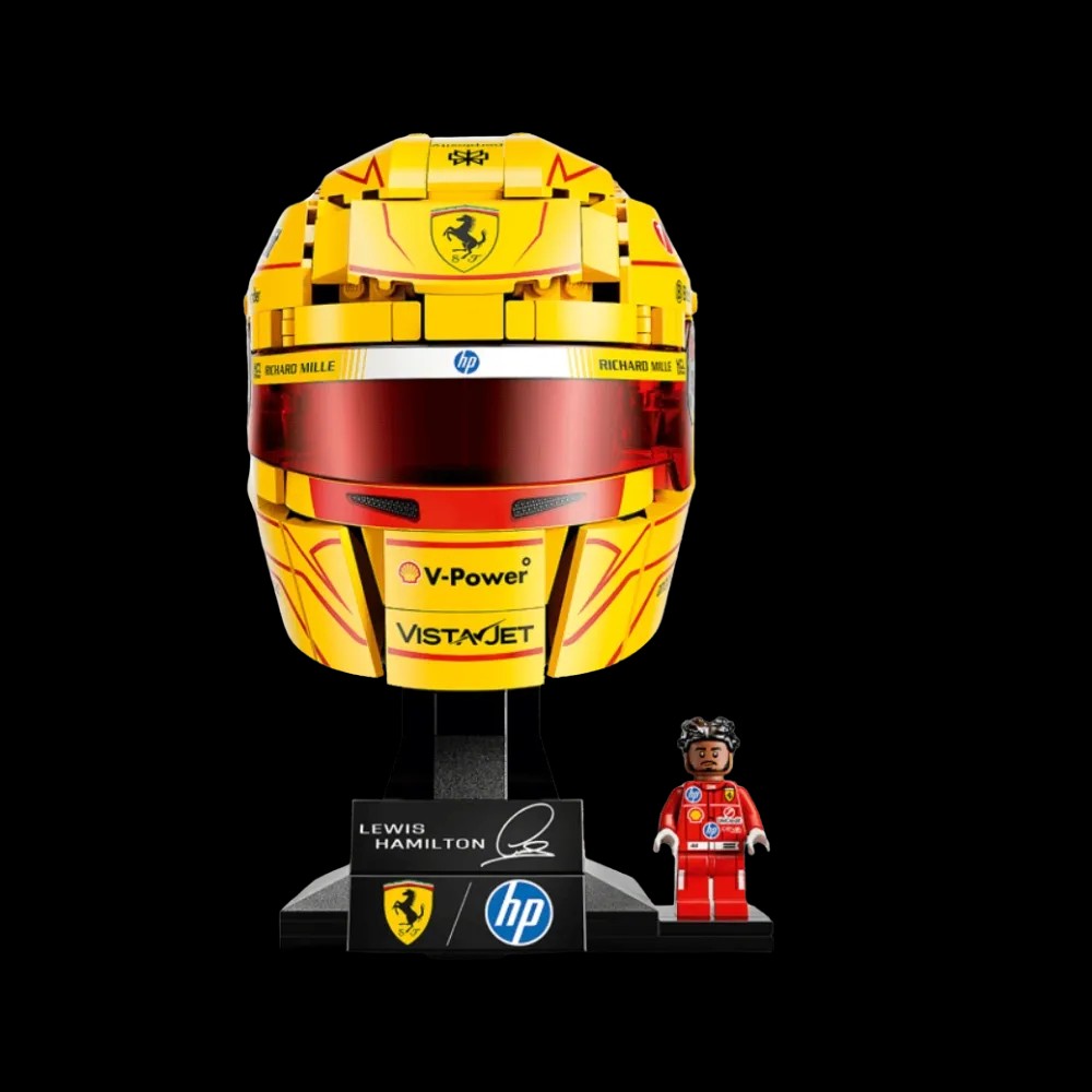 Lego Scuderia Ferrari HP Lewis Hamilton Helmet - HypeFly India View 1