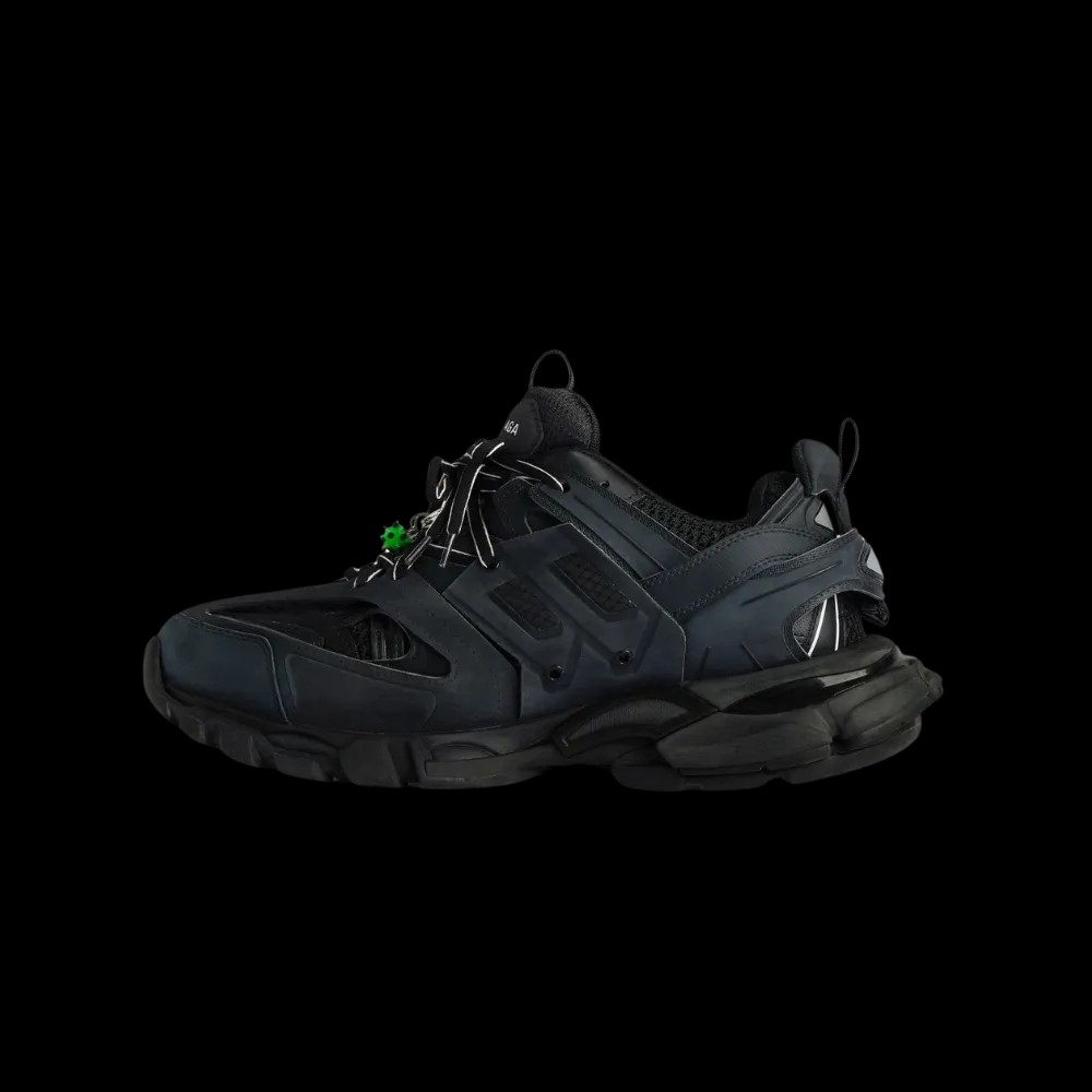 Balenciaga Track Sneaker With Charms In Black - HypeFly India View 3
