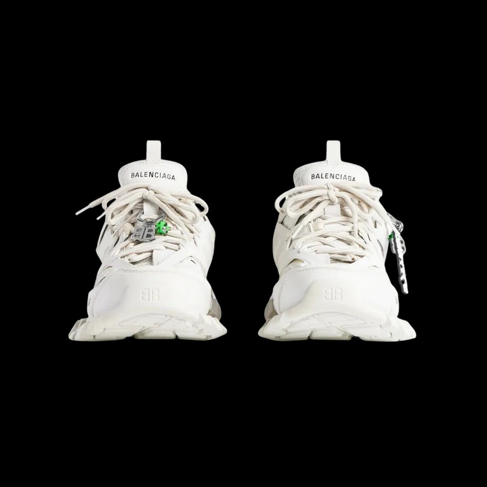 Balenciaga Track Sneaker With Charms In White - HypeFly India View 2