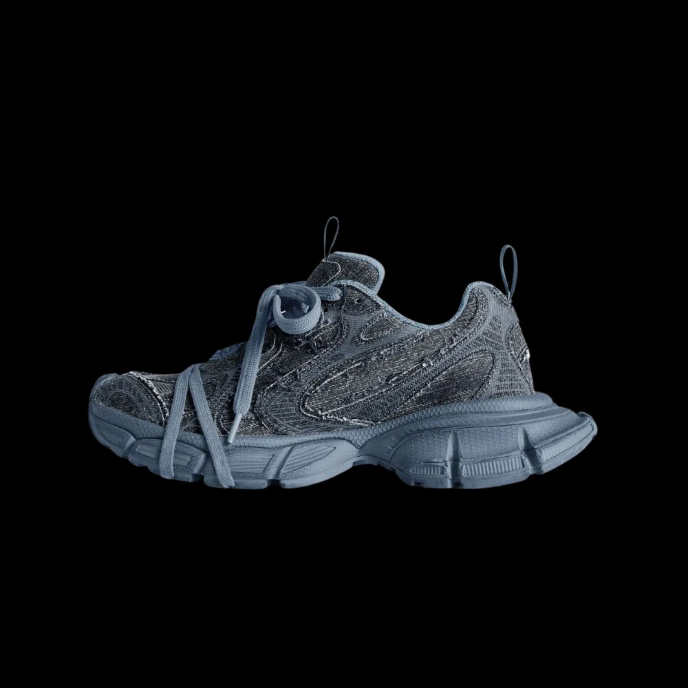 Balenciaga 3XL Sneaker In Blue Denim - HypeFly India View 3