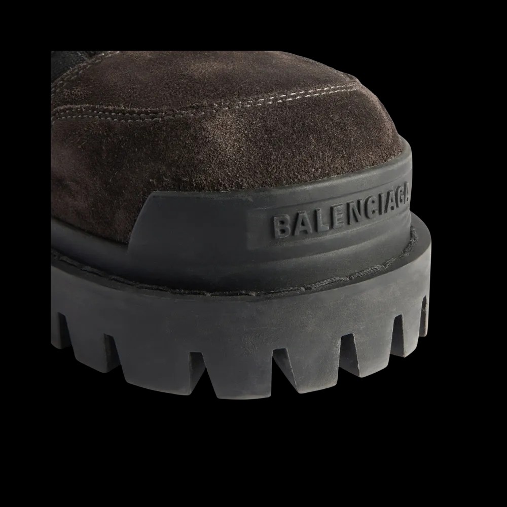 Balenciaga Combat Strike Low Boot In Brown - HypeFly India View 5