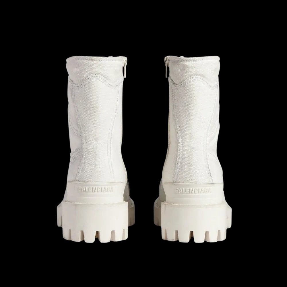 Balenciaga Combat Strike Boot In White - HypeFly India View 2