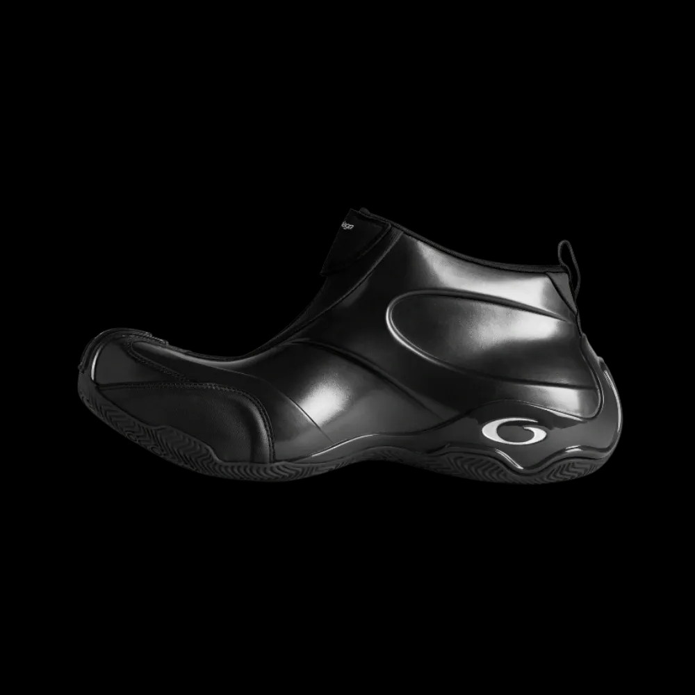Balenciaga Basketball Sneaker In Black - HypeFly India View 3