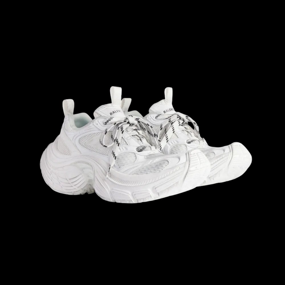 Balenciaga 6XL Sneaker In White Mesh - HypeFly India View 5