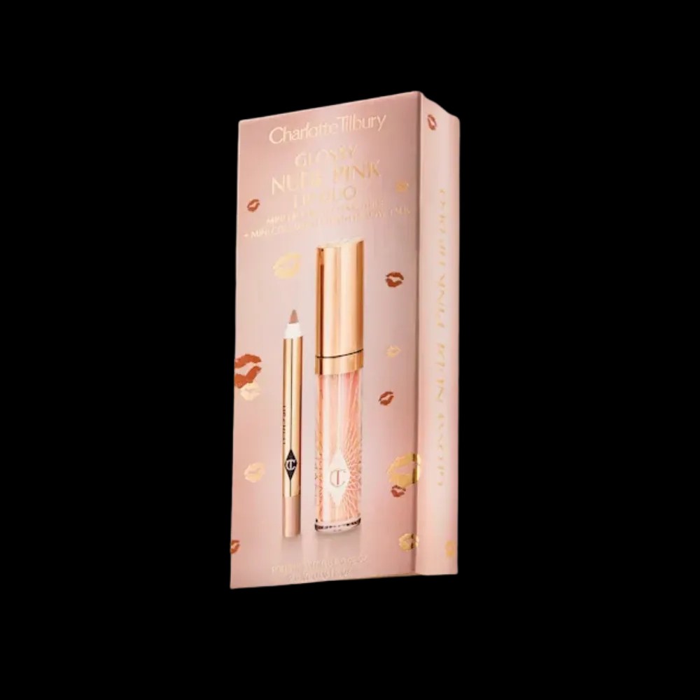 Charlotte Tilbury Glossy Lip Duo Nude Pink - HypeFly India View 3