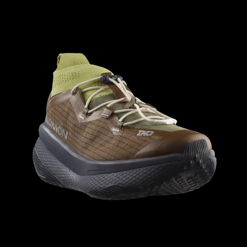 Salomon Pas Normal Studios Gravel Running Dark Earth - HypeFly India View 5