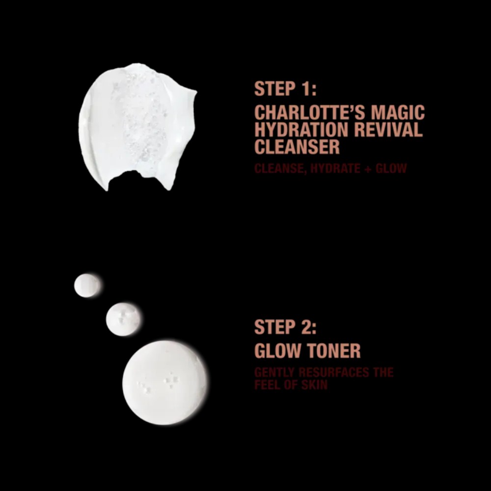Charlotte Tilbury Magic Cleanse, Tone & Glow Duo Skincare Kit - HypeFly India View 4