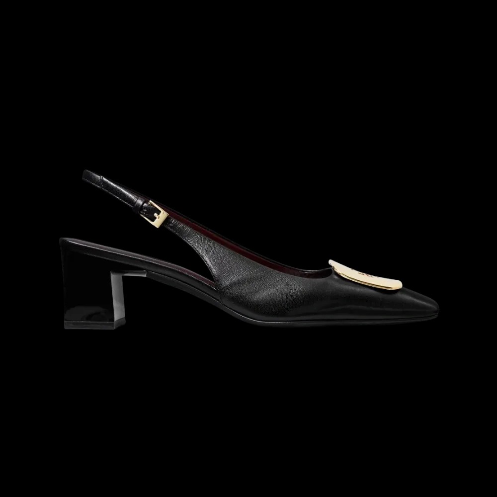 Tory Burch Georgia Slingback Perfect Black - HypeFly India View 1