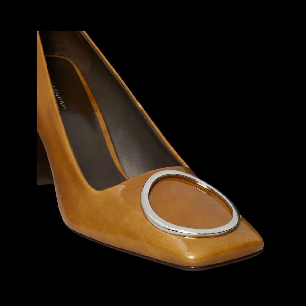 Tory Burch Ring Pump Caramel Tan - HypeFly India View 4