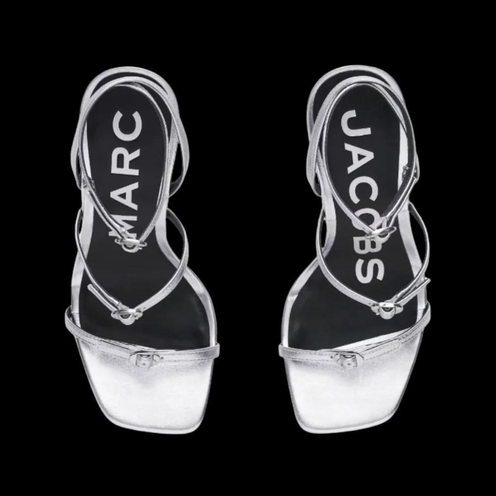 Marc Jacobs The Metallic Leather Daisy Silver - HypeFly India View 3
