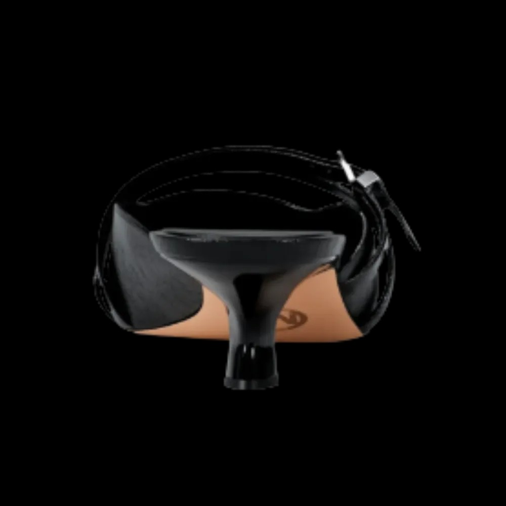 Michael Kors Yvette Crackled Kitten Mule Black - HypeFly India View 5