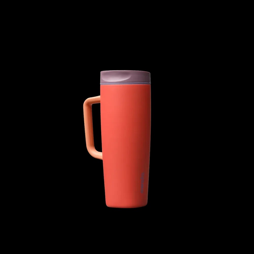 Owala Smoothsip-Slider-With-Handle 24oz "Terracotta Sunset" - HypeFly India View 5